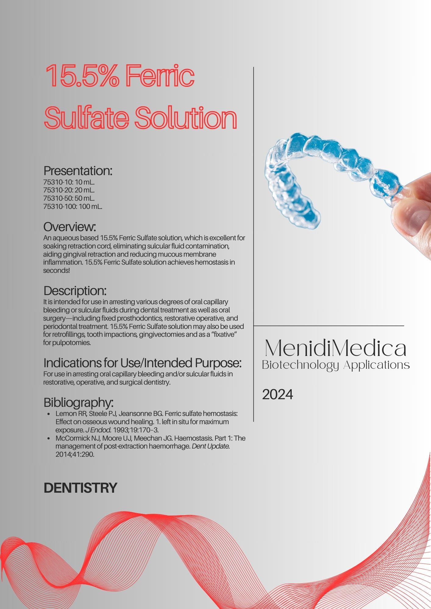 15.5% Ferric Sulfate Solution