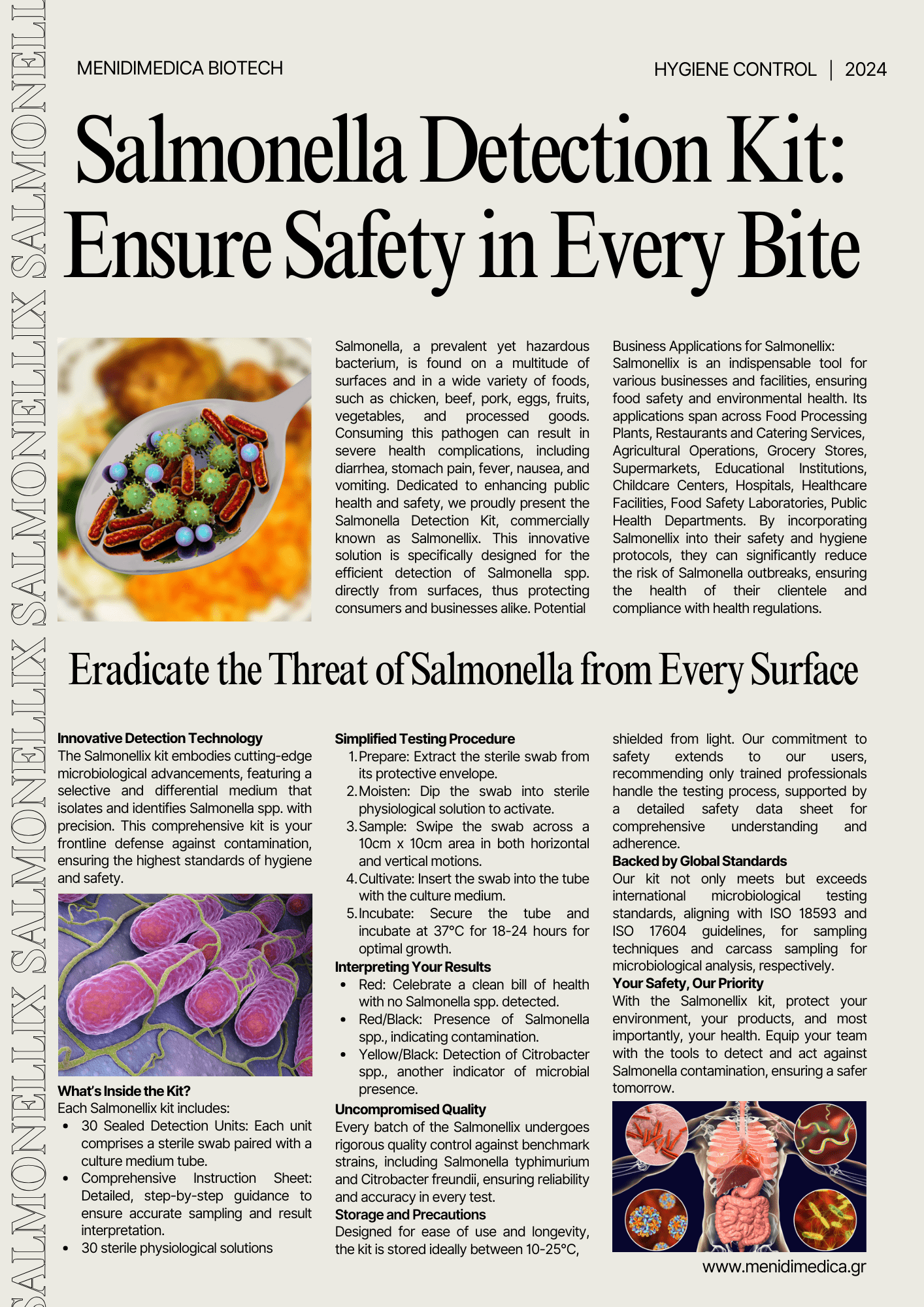 Salmonellix - Salmonella Detection Kit